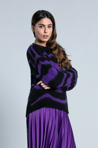 Maglia MESON manica lunga fant. zebrata