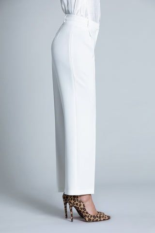 GREMLI high-waisted palazzo trousers with pleats