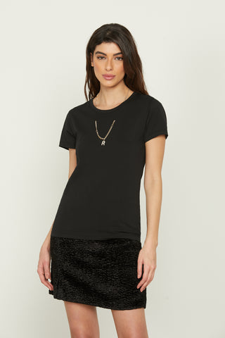 JACKSON half sleeve t-shirt with necklace and pendant