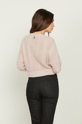 GRECIA short, long-sleeved braided shirt