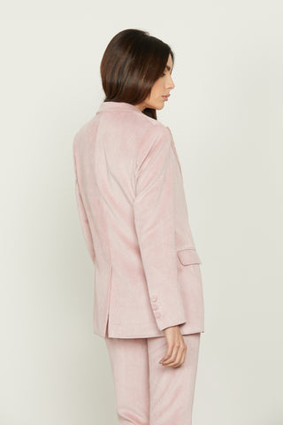MANDRA jacket, long sleeves, 1 button with pockets plus velvet flaps