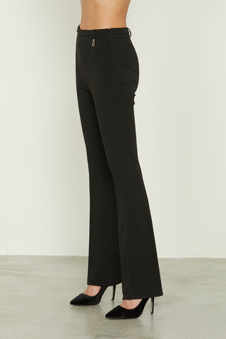 FRESIS high-waisted trousers with slits at the bottom