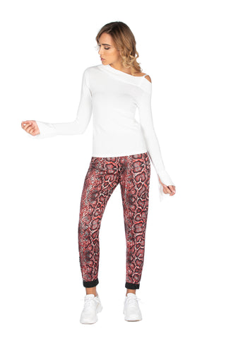 WHITERS long-sleeved yarn sweater with boat neckline and wide sleeve hem 