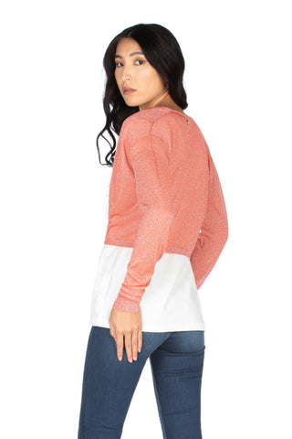 Cardigan corto manica lunga con arricci più coulisse lurex, Relish Fashion Moda, Primavera Estate 2020, abbigliamento donna