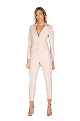 NICOLAX-BIS short, long-sleeved jacket with buttons and flaps