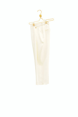 ULTISIM high-waisted trousers with pockets and capri darts 