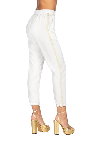 BANDITIX trousers with French pockets with gold side band 