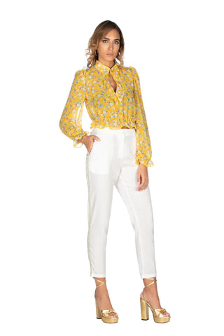 BANDITIX trousers with French pockets with gold side band 