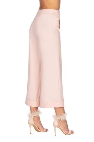 INDONESIA culotte pant with waist strap