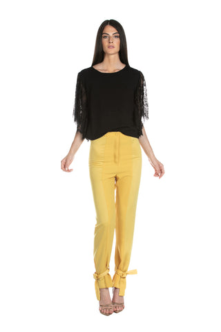 IMIAZ bat half sleeve shirt with lace