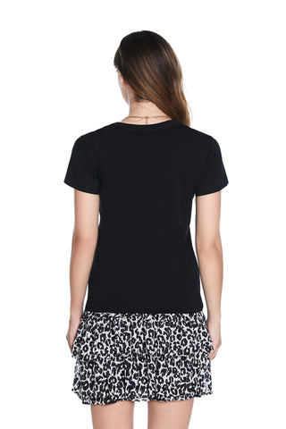 OTRIX half-sleeve T-Shirt with necklace application and pendants 