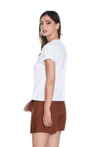 FARTUXIN half sleeve T-Shirt with cuff plus glitter star print plus free day 