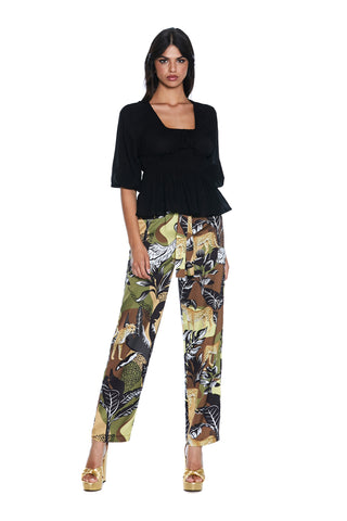 ANA M.3/4 blouse with gathers