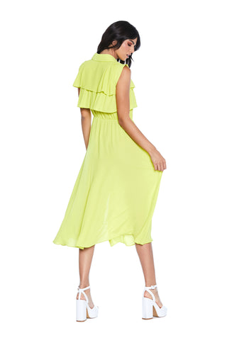 Abito WALSH midi chemisier con balze