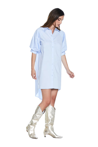 AVERSAN short half balloon sleeve dress
