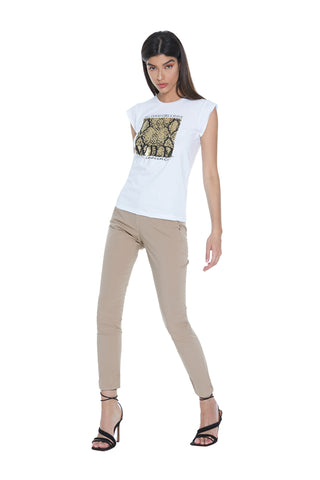 NOZOMI slim chinos trousers