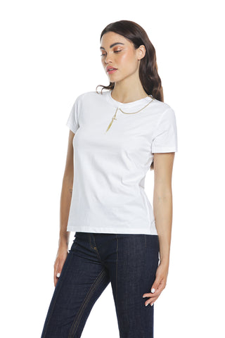 T-shirt NIKKE mezza manica con zip più collana con pendente