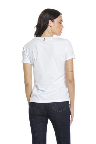 T-shirt NIKKE mezza manica con zip più collana con pendente