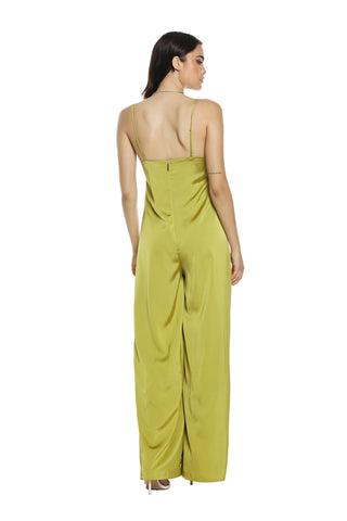 PEPINO sleeveless jumpsuit with necklace