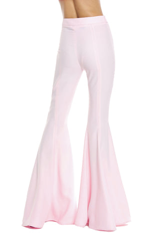 SHARAF high-waisted trousers with bell bottom
