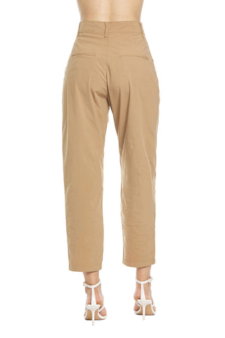 DRUN_A comfort chinos trousers with cotton poplin pleats
