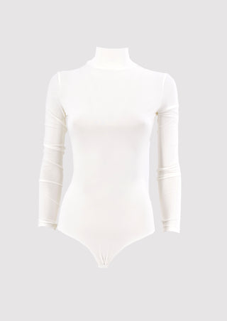 CANCRO turtleneck bodysuit with long sleeves