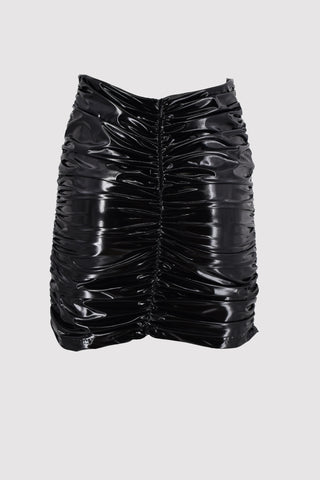 SPIGA skirt in high-waisted vinyl