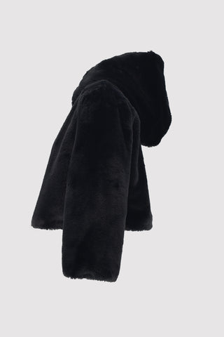 Ecopelliccia VISION con zip e cappuccio