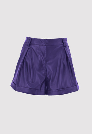 RIGIL shorts in eco-leather