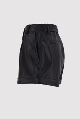 RIGIL shorts in eco-leather
