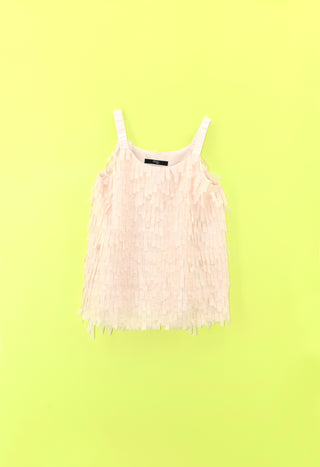 VENYU top for girls with georgette fringes