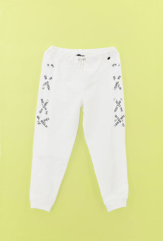 HYTREWE trousers for girls with logo laces and drawstring