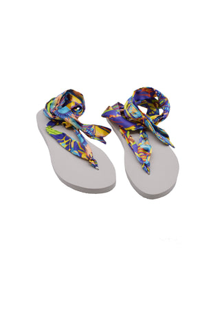 SILVESIA/B capri pattern flip flops