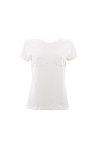 SCRIUU half-sleeved T-Shirt with written embroidery