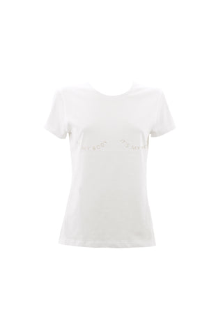 T-Shirt SCRIUU mezza manica con ricamo scritta