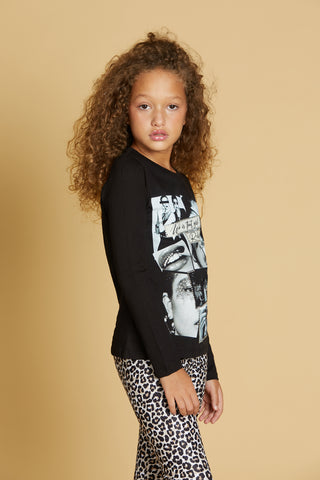 TAURUS T-shirt with photo print plus studs and rhinestones