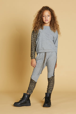 ARIETE trousers with ts. plus drawstring plus straps. Sweatshirt plus fant.relish bottom