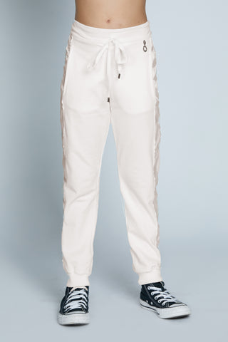 CISTUS trousers with drawstring side bands with relish logo
