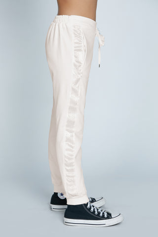 CISTUS trousers with drawstring side bands with relish logo