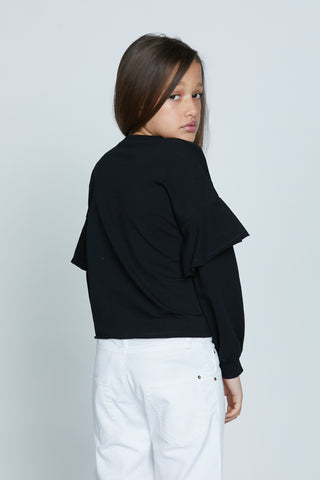 DUBAI long sleeve sweatshirt with gala plus relish embroidery