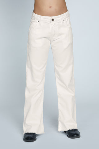 DRABA 1 button 5 pocket trousers in Drill