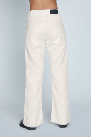 DRABA 1 button 5 pocket trousers in Drill
