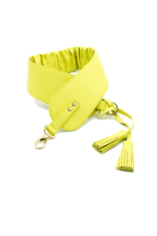 High CIUGGA belt with elastic plus hooks and tassels