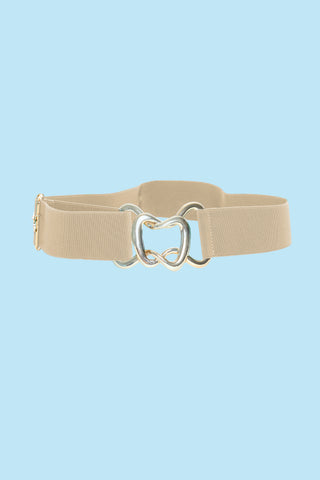 YORIKO belt with elastic plus crossover buckle