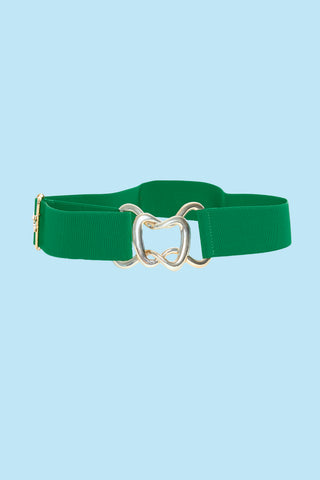 YORIKO belt with elastic plus crossover buckle